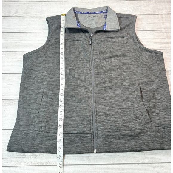Wrangler Men’s George Strait Vest Zip-Up Western Pockets Gray Size Large - Picture 2 of 8
